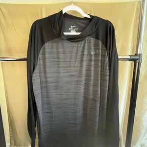 Nike Gradient Black and Gray Sweatshirt